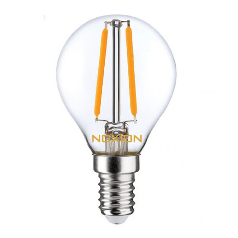 Noxion Lucent LED E14 Ball Filament Clear 2.5W 250lm 2700K – Dimmable