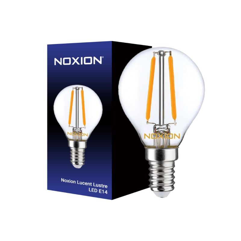 Noxion Lucent LED E14 Ball Filament Clear 2.5W 250lm 2700K – Dimmable