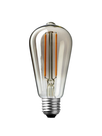 Edison LED light bulb tinted glass 2W 2200K 50lm