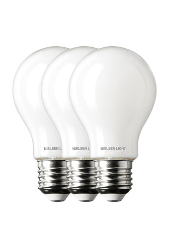 Set of 3 LED Light Bulbs Pear E24 7W 700lm 2700K
