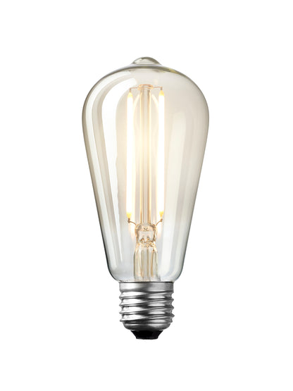 Edison LED gloeilamp goud glas 2W 2200K 160lm